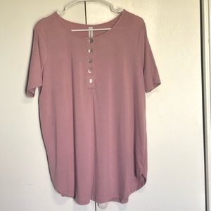 Zenana Premium Henley Tee